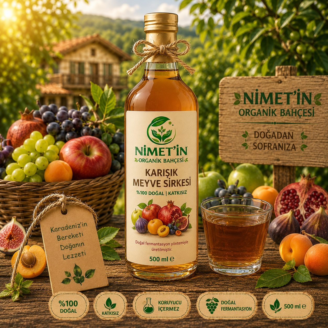 Karışık Meyve Sirkesi 500 ml